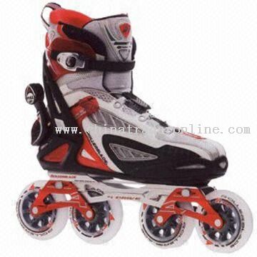 Mens Adjustable In-line Skate Shoe with 762L Brake Rollerblade from China